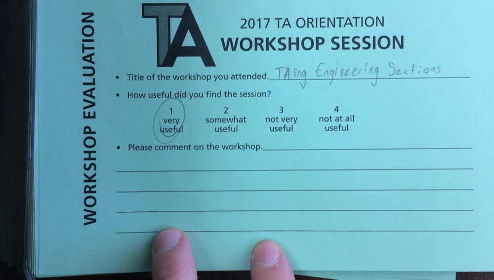 TA Orientation feedback 2017-10