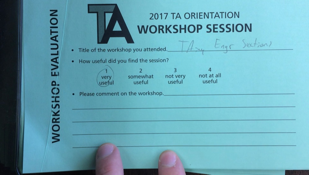 TA Orientation feedback 2017-9